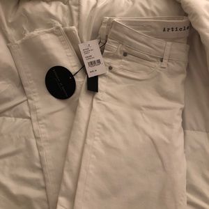 articles of society white cropped carly jeans